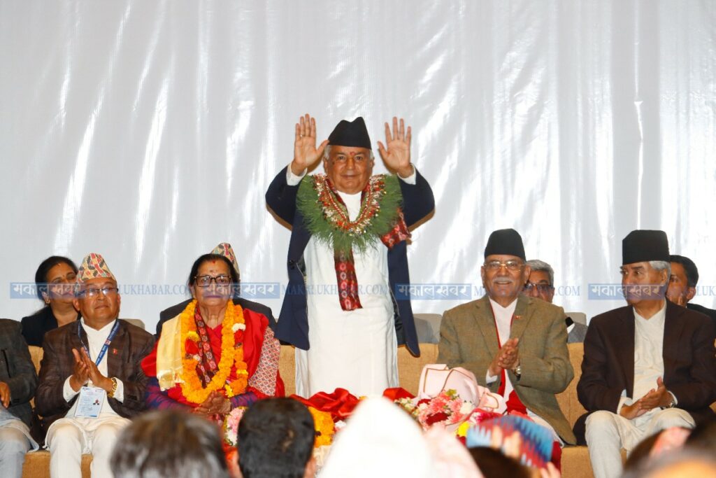 Poudel Newly Elected President Abandoned His Engagement With NC