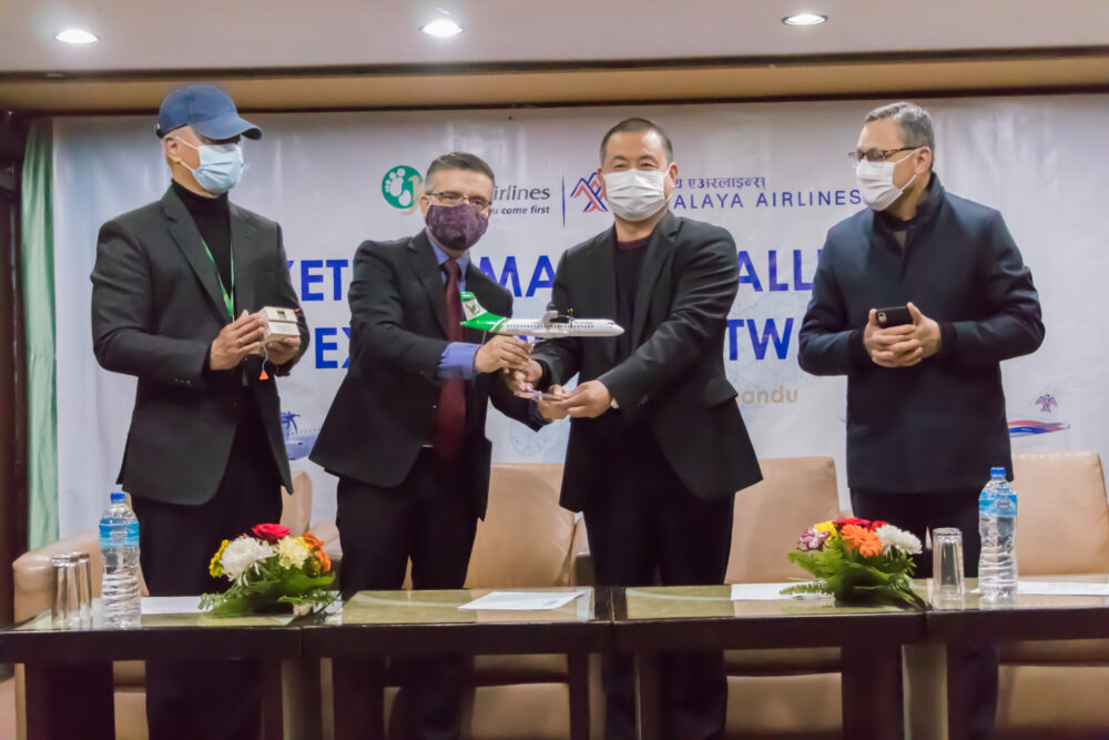 Business cooperation between Himalayan Airlines and Yeti Airlines