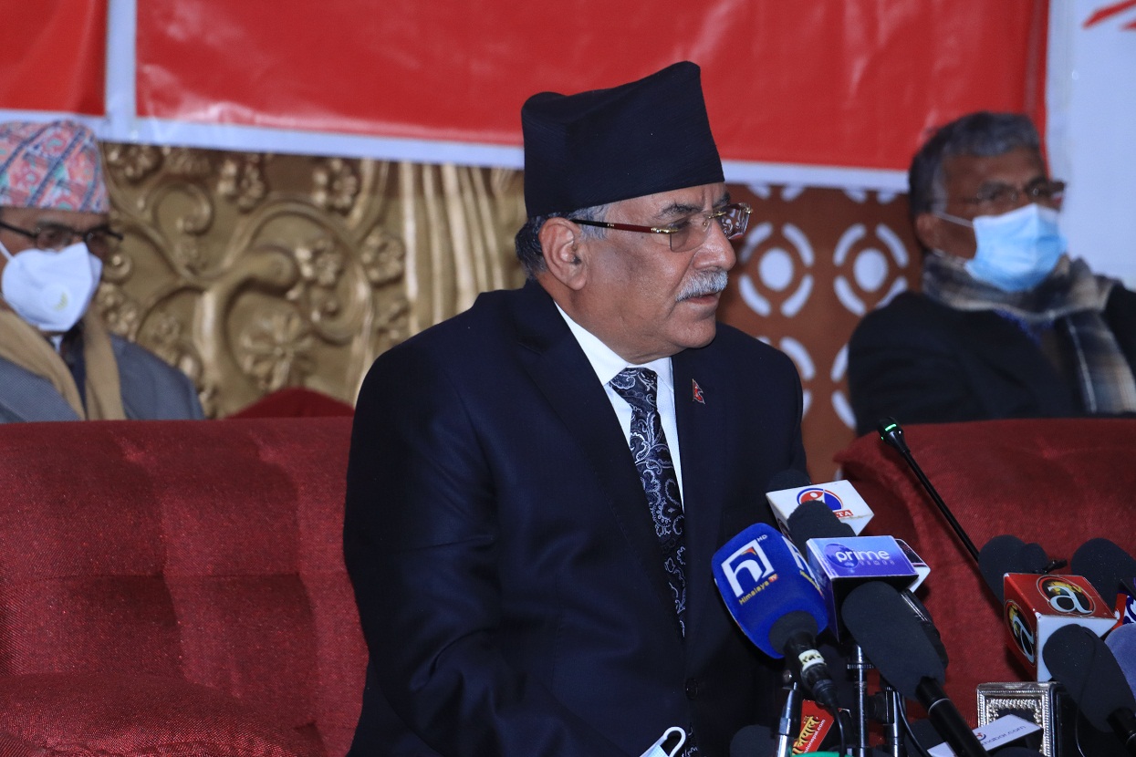 Deuba not embarrassed to accept PM: Prachanda