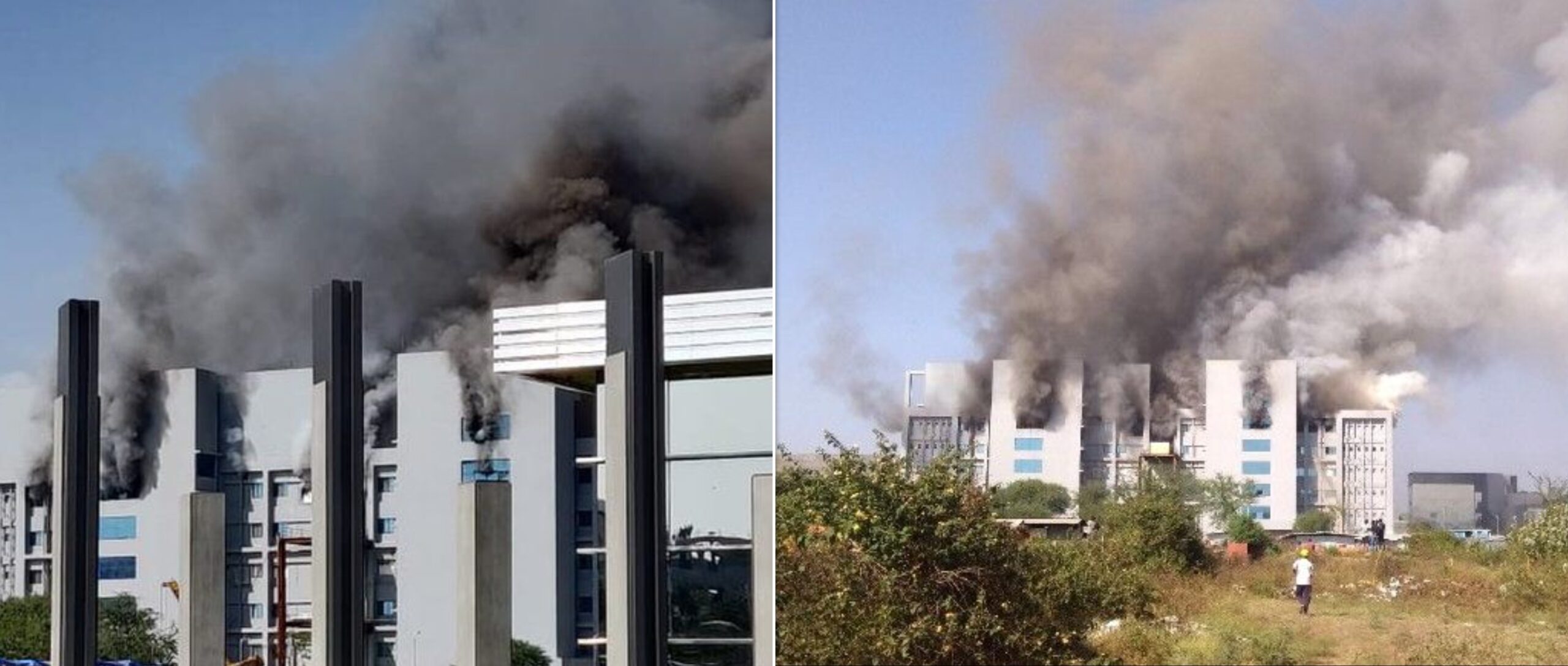 A fire broke out at an Indian company that makes corona vaccines, at least 5 people are dead