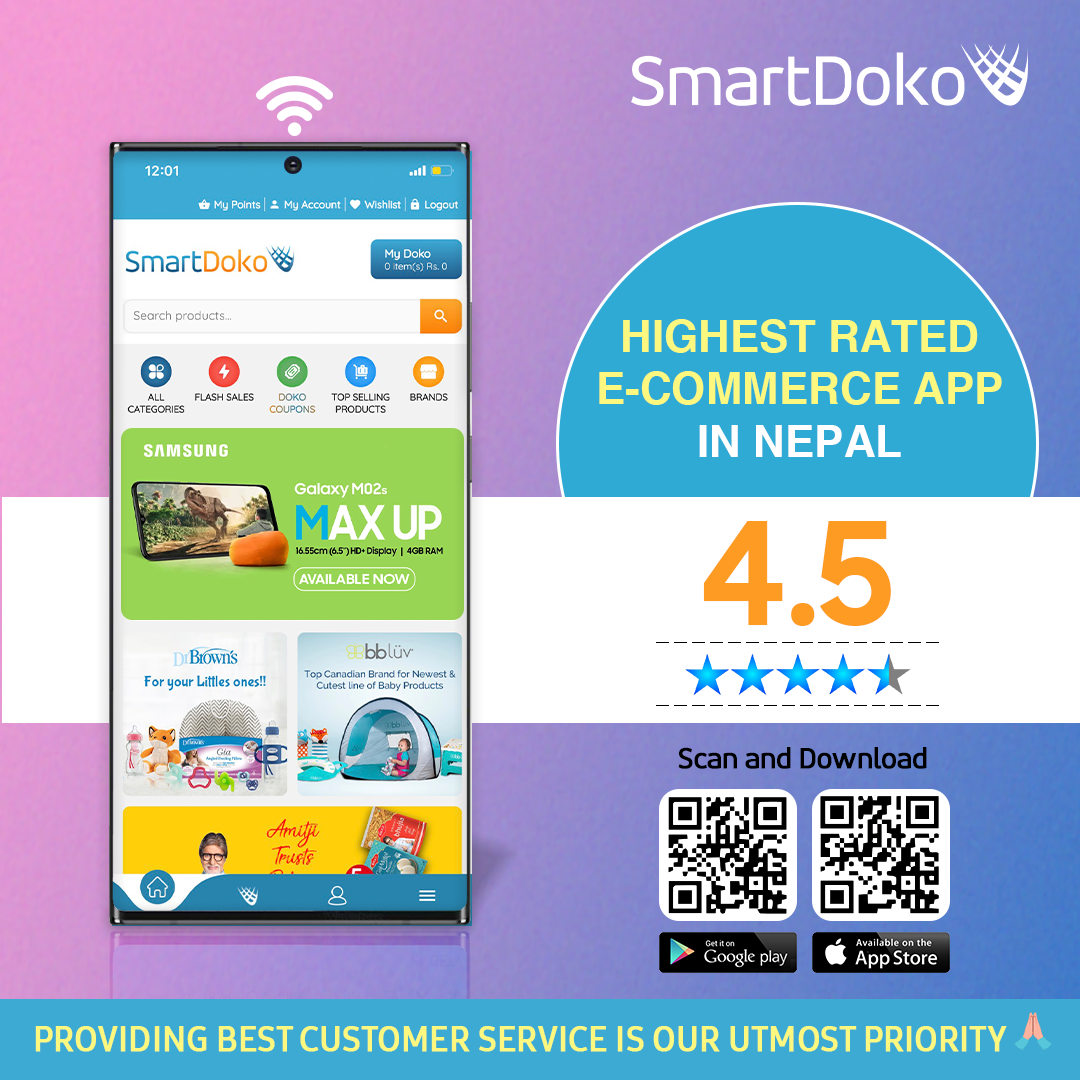 Recognition of Smart Doko as an e-commerce app with high ratings