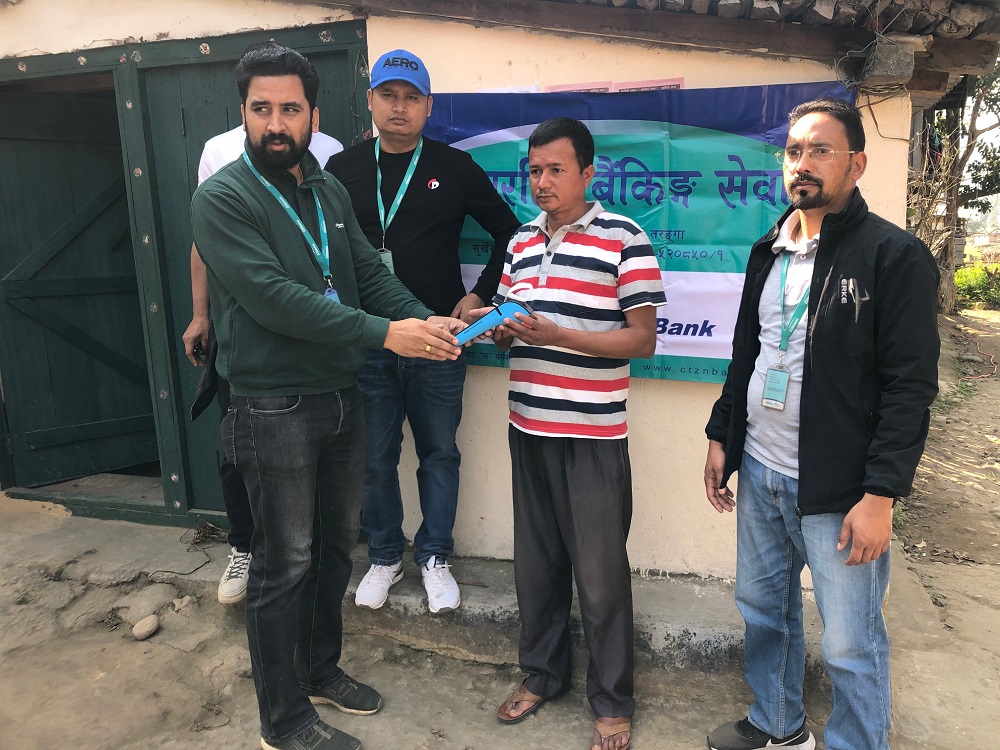 Citizens Bank’s branchless banking service in Surkhet
