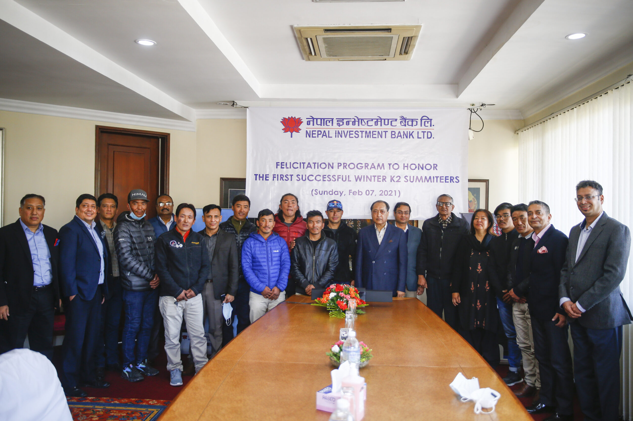 Investment Bank awards Rs 1 million to Ketu Himal climbers