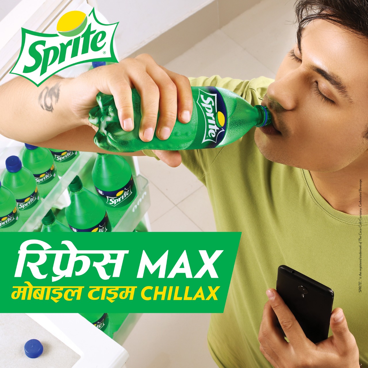 Sprite’s campaign ‘Refresh Max, Mobile Time Chilks’