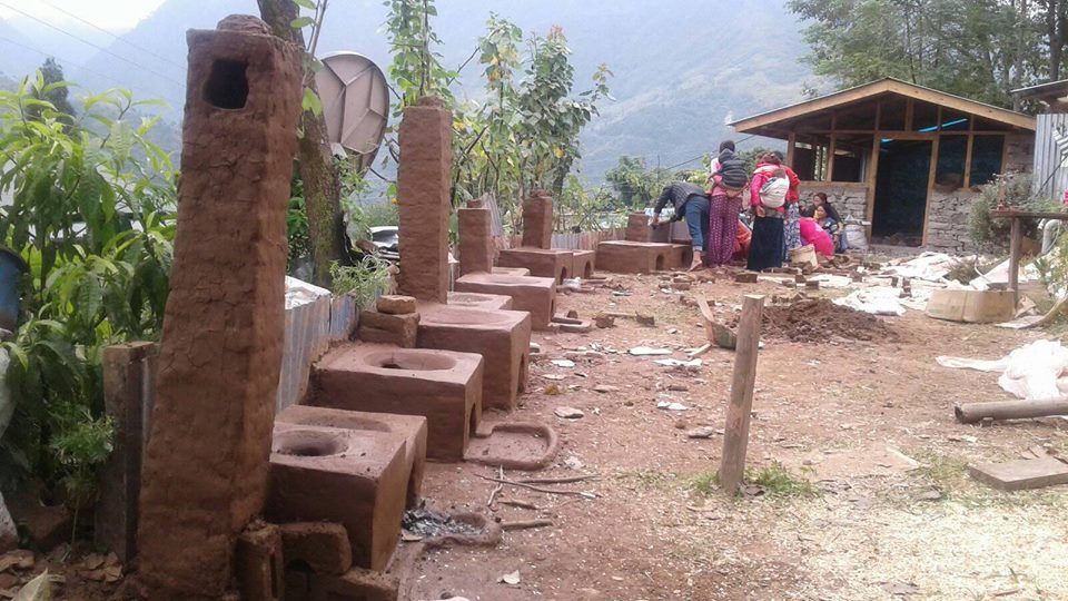 Improved stove in Musahar settlement