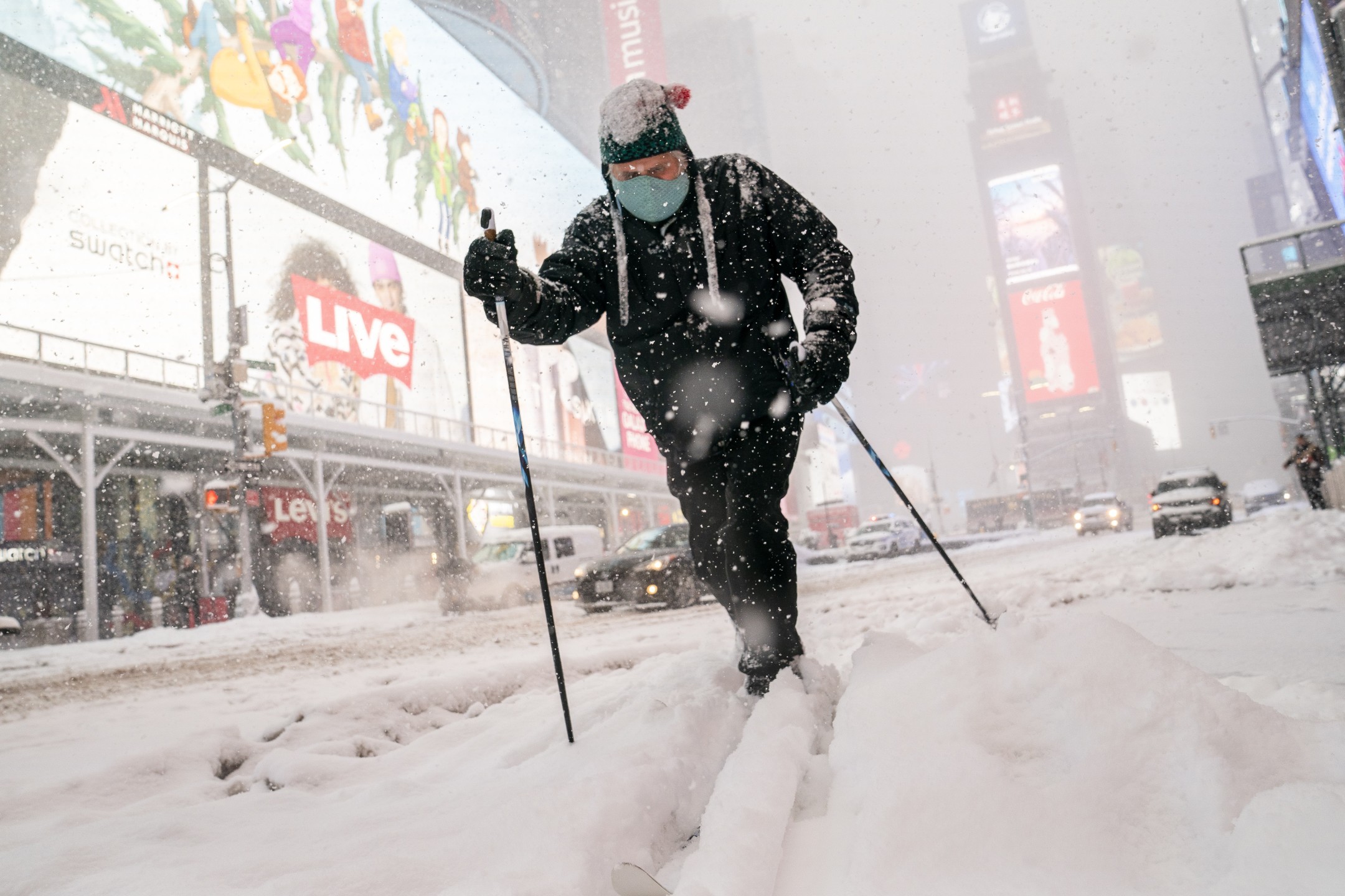 Heavy snowfall in the US, crisis in New York