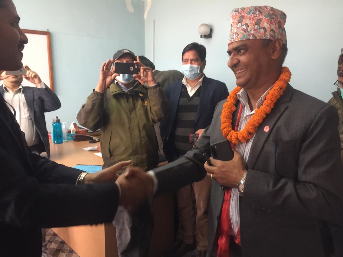 Selection of Ambika Prasad Poudel as the Director of Nepal Telecom