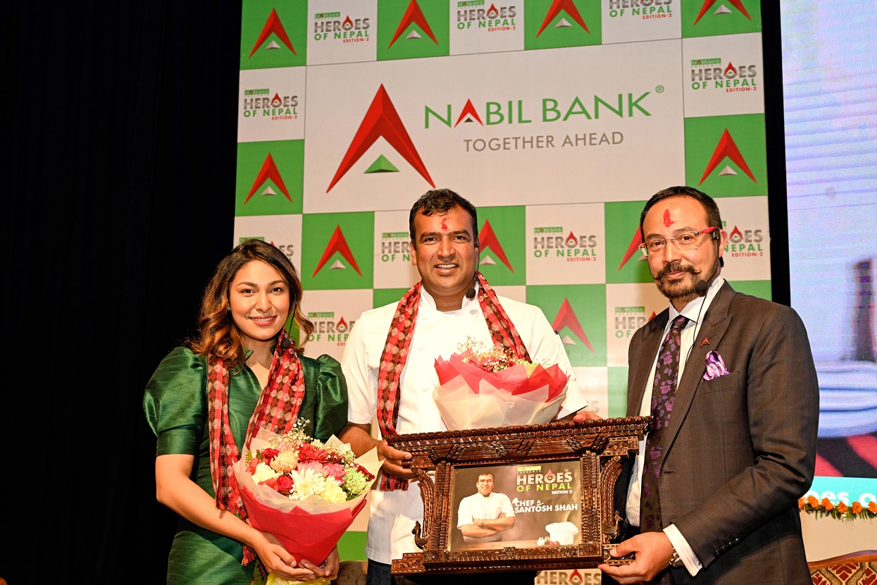Santosh Sah honored in Nabil Bank’s ‘Heroes of Nepal’