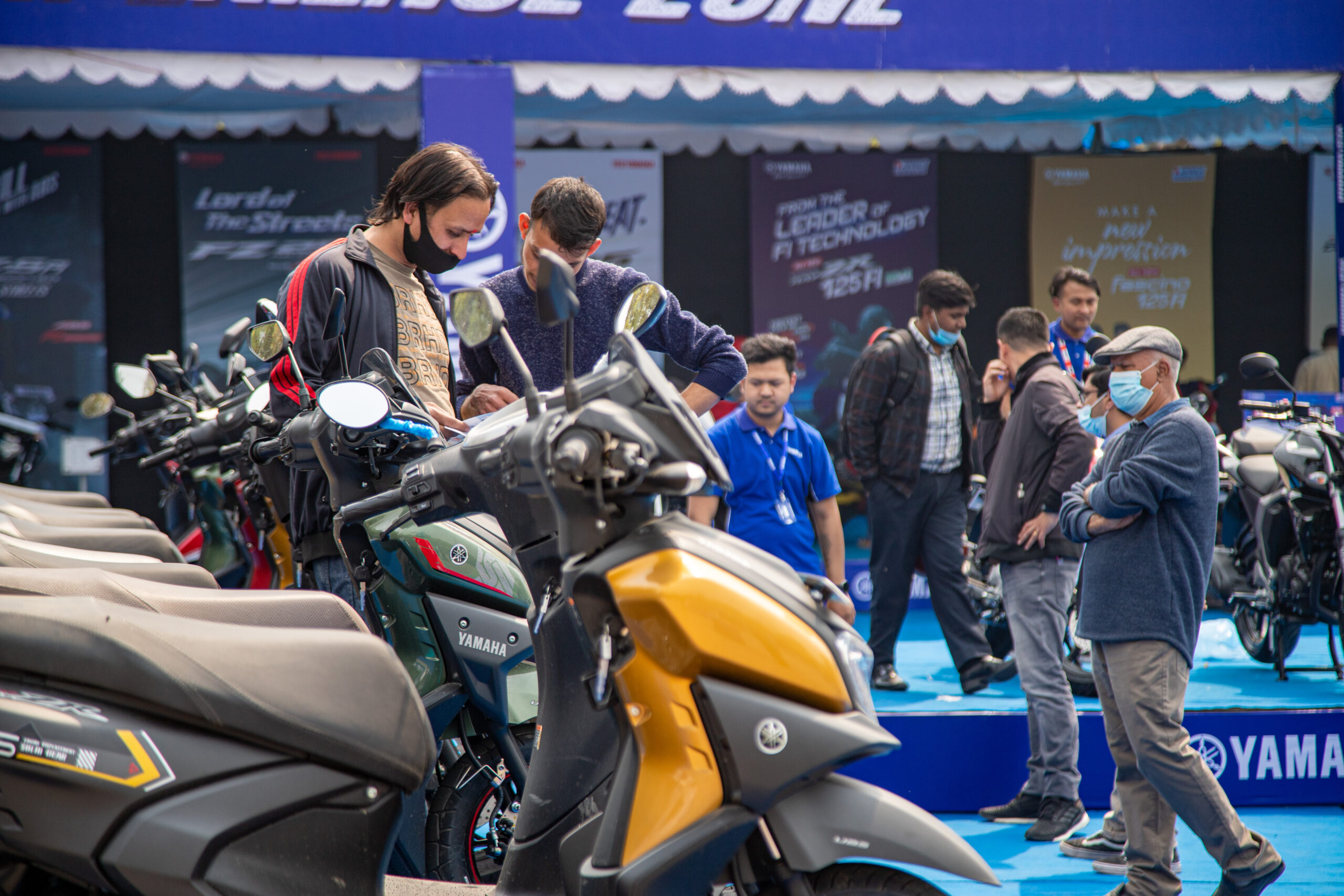 Yamaha’s massive exchange fair has started