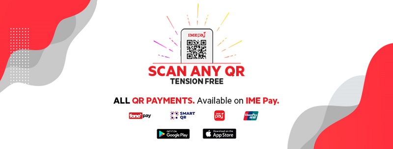 All QRs can be scanned from the IME Pay app