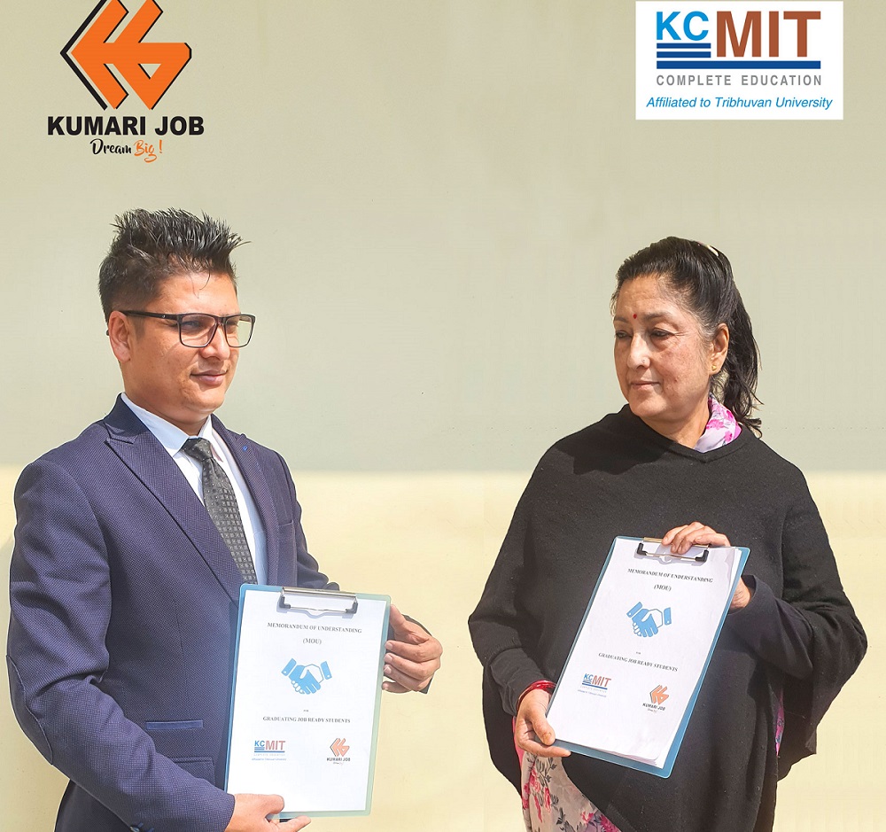 Agreement between Kumari Job Pvt. Ltd. and KCMIT College