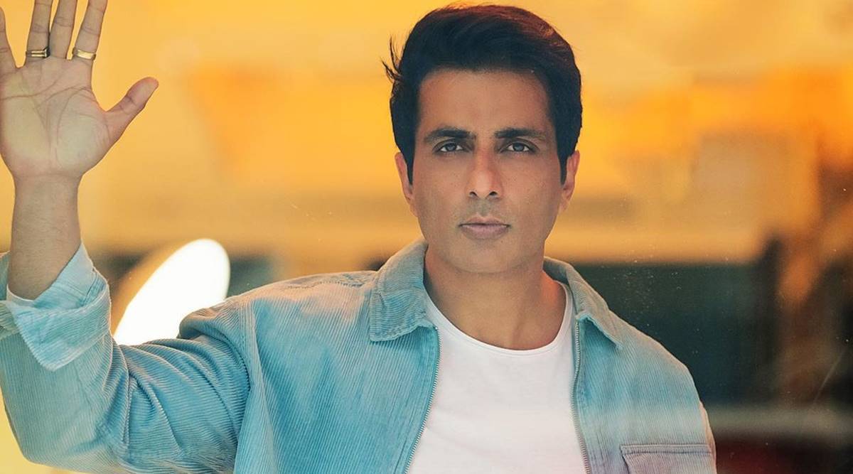 Actor Sonu Sood in preparation of Blood Bank