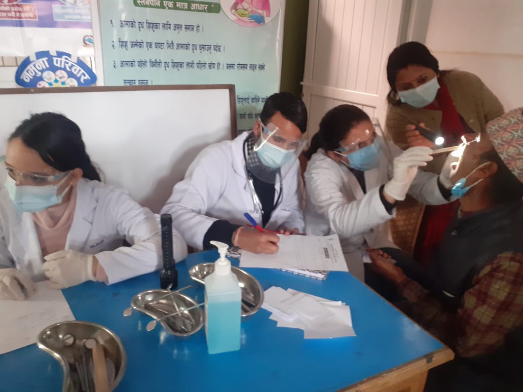 Free health camp at Manohara by KMC