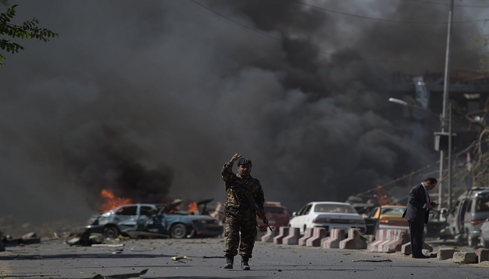 Ninety people have been killed in 24 hours of violence in Afghanistan