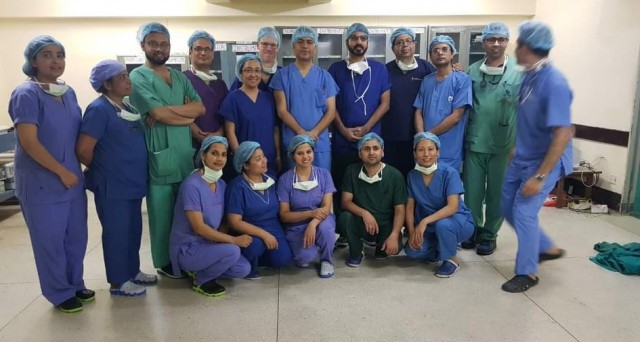 Liver transplantation in an 11-month-old child in Teaching hospital, Kathmanu