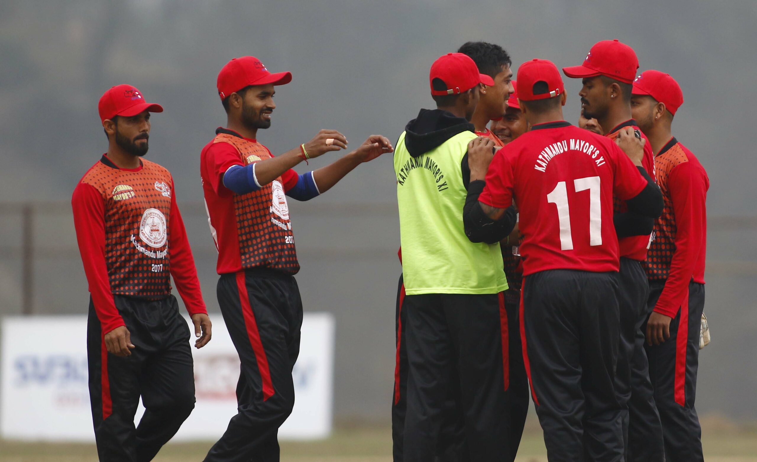 Mayors Cup Cricket: Army and Kathmandu playing