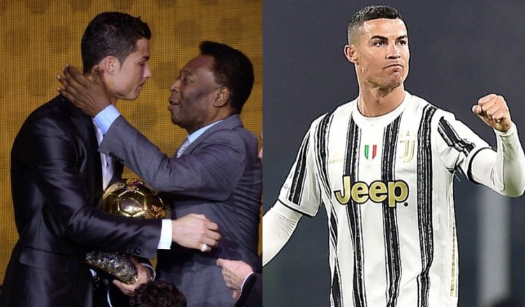 Pele Congratulate to Ronaldo for breaking his record