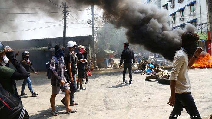 The number of protesters killed in Myanmar has reached five hundred and fifty