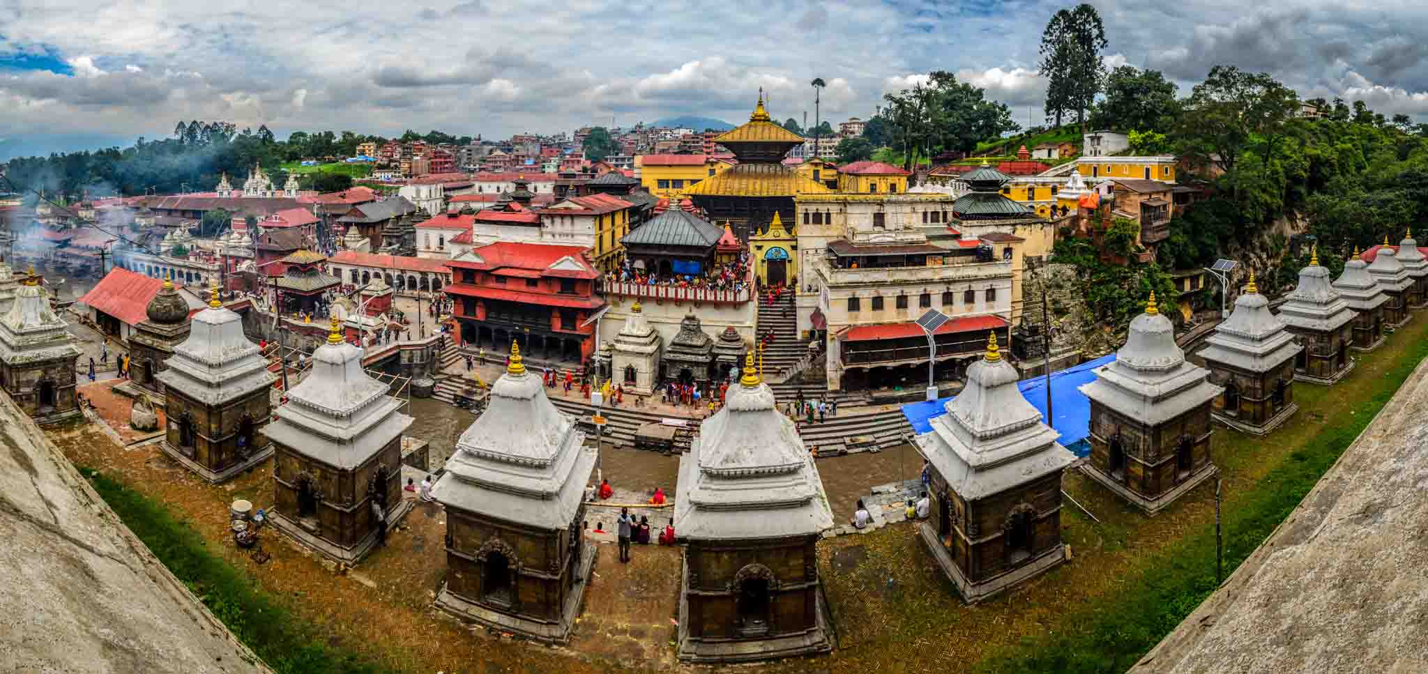 Devotees throng Pashupatinath for prayers since early this morning