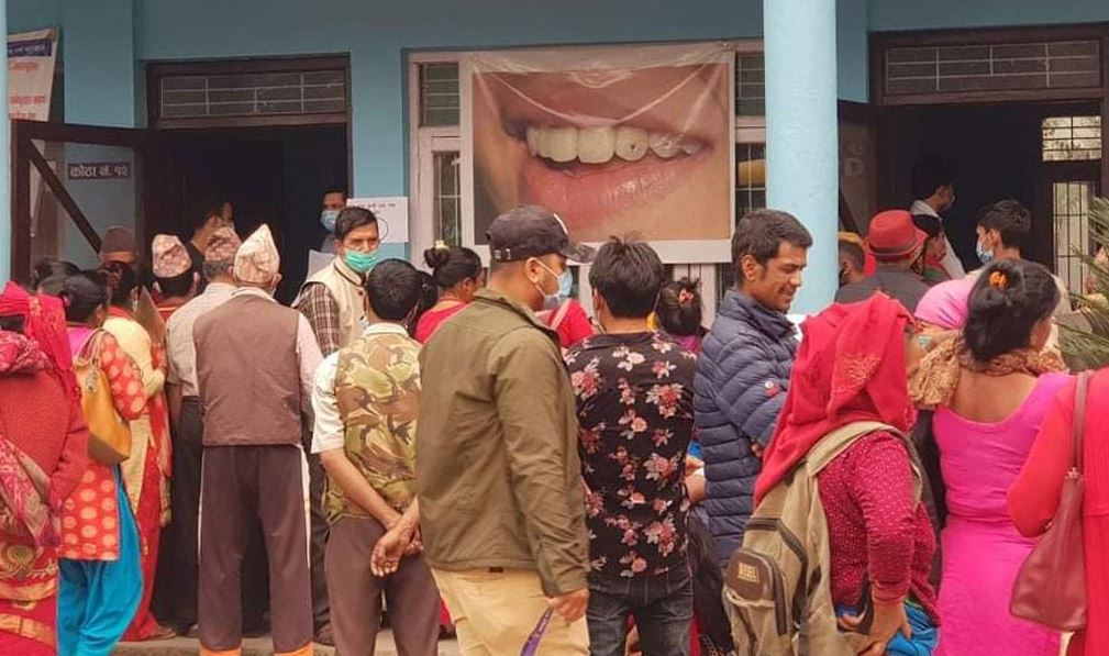 Free health camp of KMC in Dhading