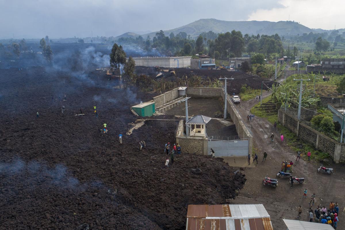 The death toll from a volcanic eruption in Congo has risen to 32