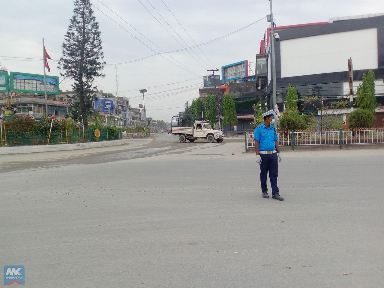 Those coming to Itahari are strictly barred from entering the Budhikhola bridge