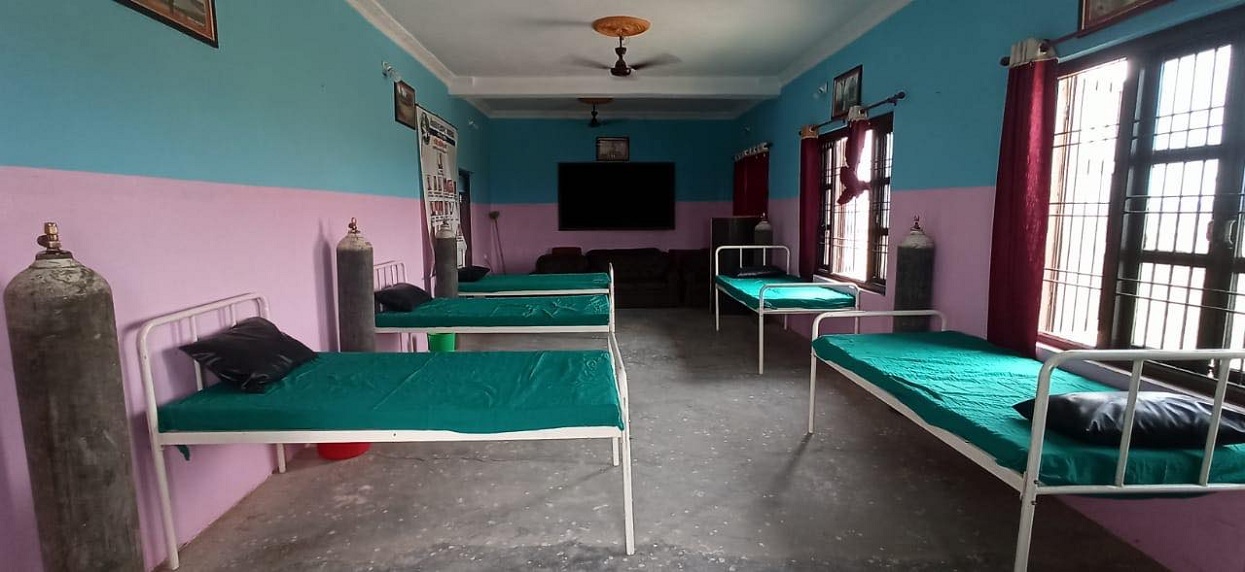 A five-bed isolation center for journalists in Kapilvastu