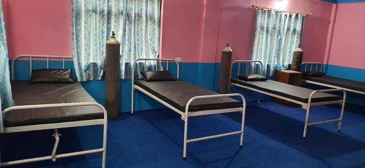 Isolation of 11 beds with oxygen in Galkot