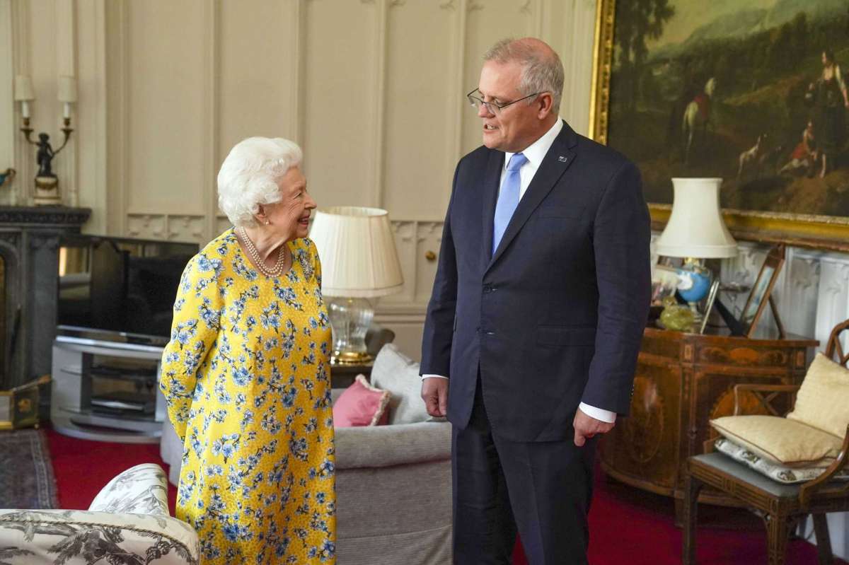 Meeting of the Prime Minister of Australia with Queen Elizabeth of Great Britain