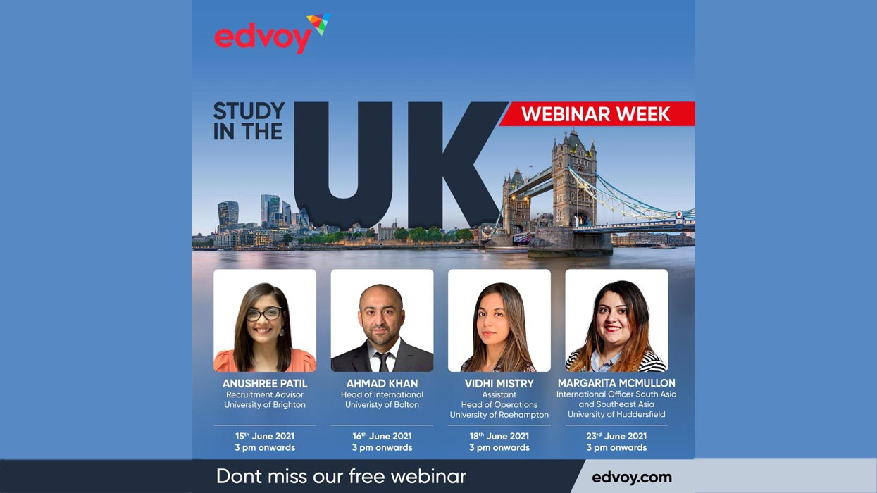Edvoy’s free webinar week for students looking to travel to the UK and Canada