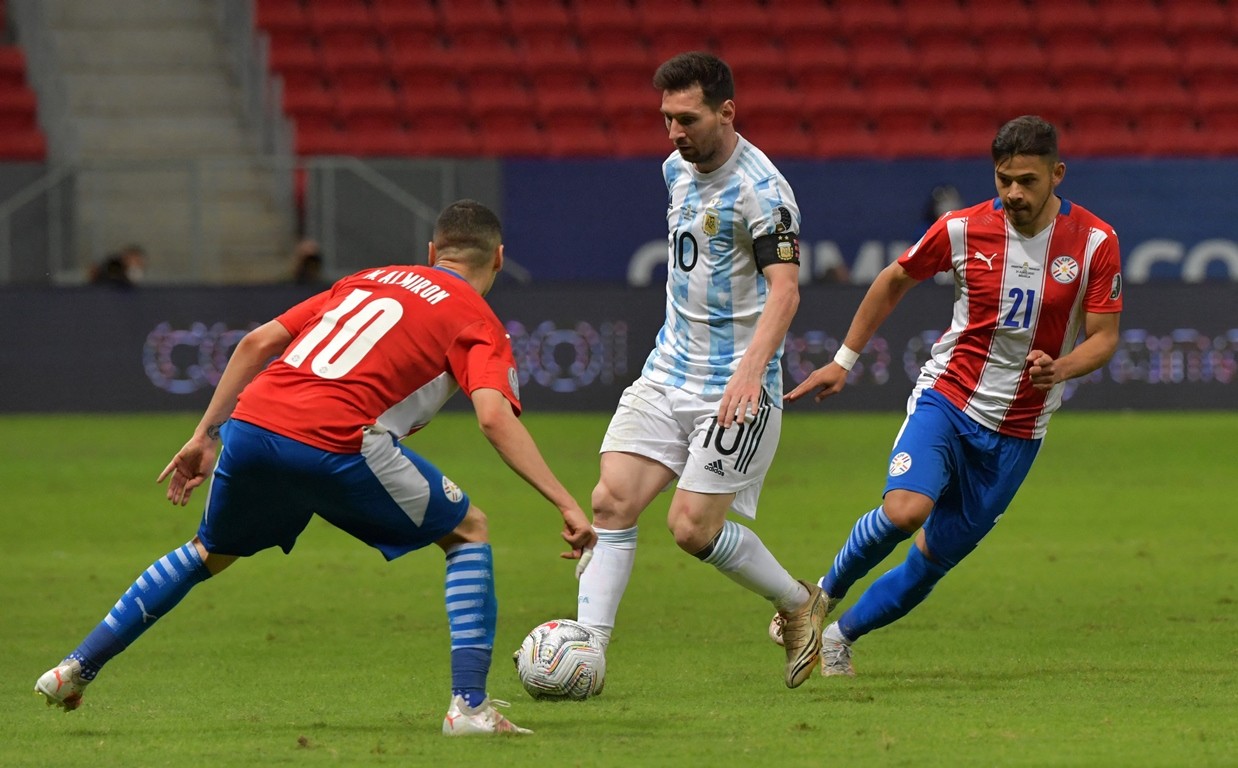 Argentina beat Paraguay in the quarterfinals