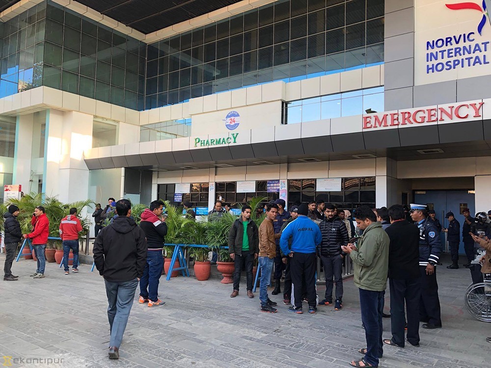 Separate treatment unit at Norvic for flood / landslide victims