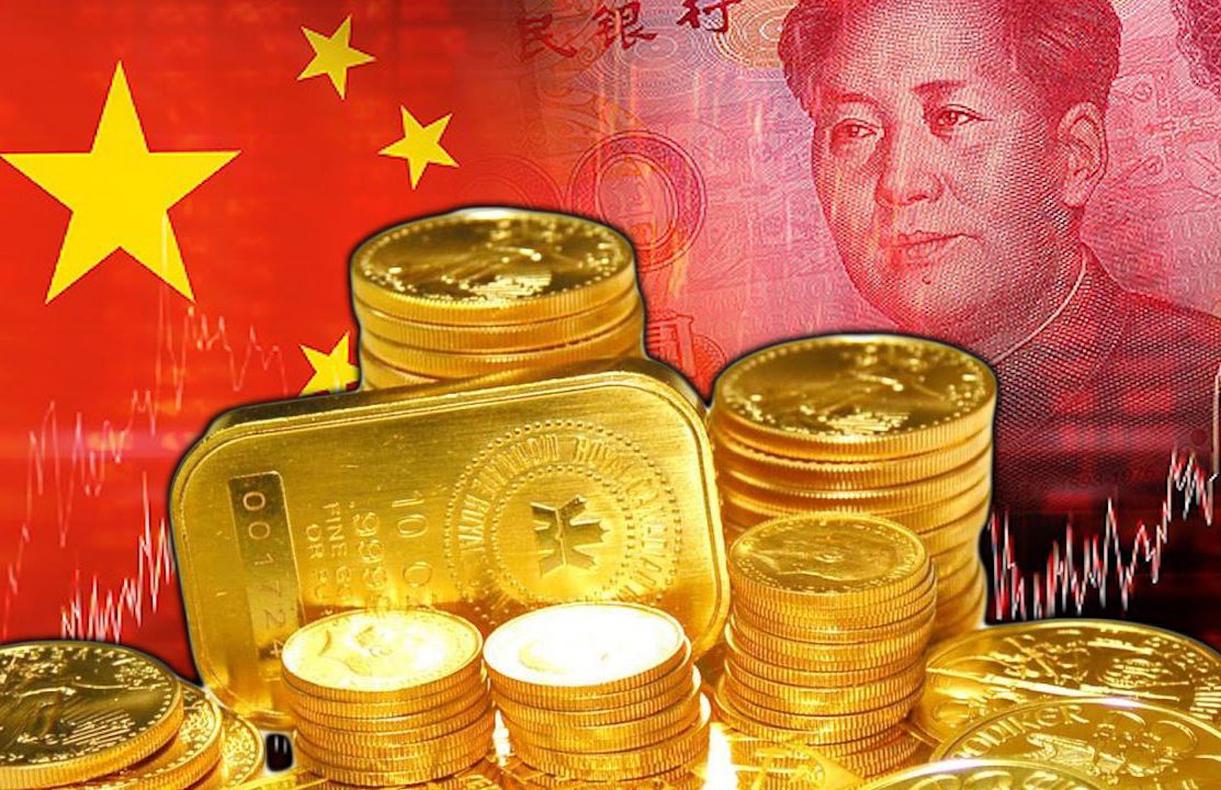 China has 1753 metric tons of gold reserves