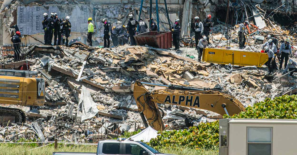 Death toll in Florida condo collapse climbs to nine, with 150 still missing