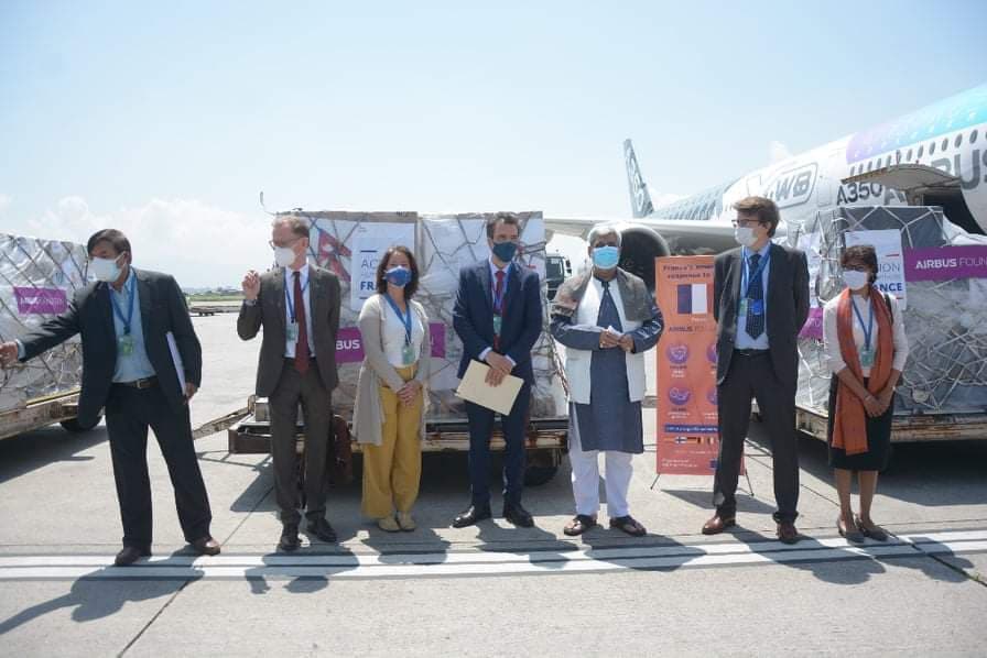 Health supplies from France arrive in Nepal [Photos]