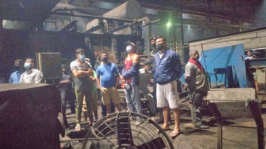 Two dies in Jagdamba Steels factory fire