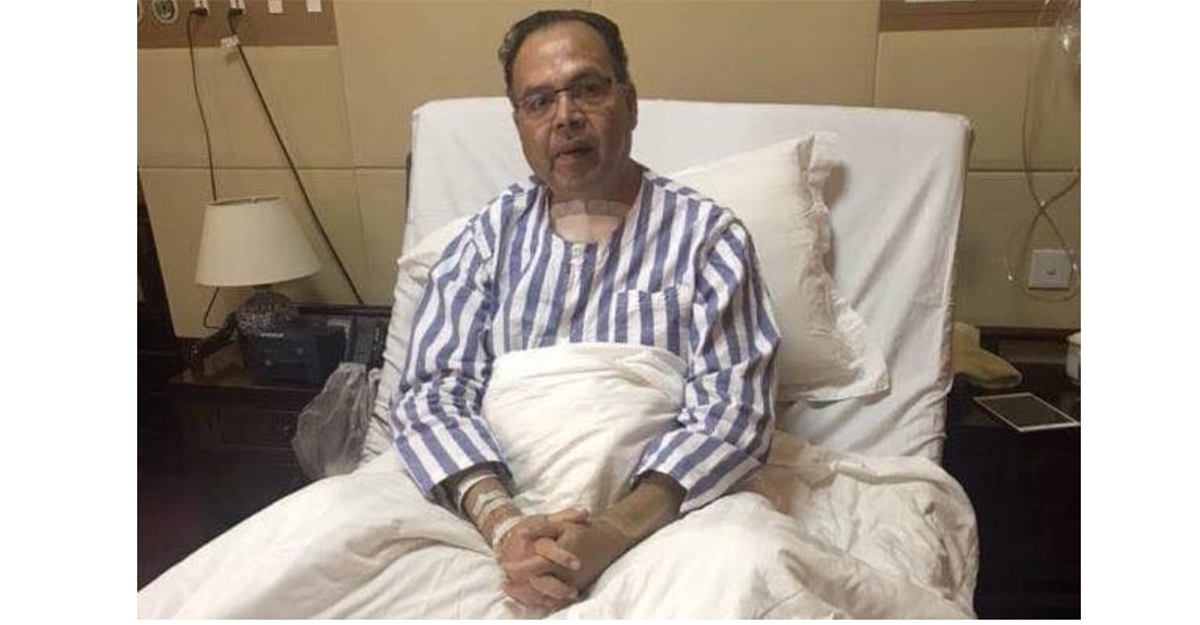 Former Prime Minister Khanal being taken to Delhi for treatment