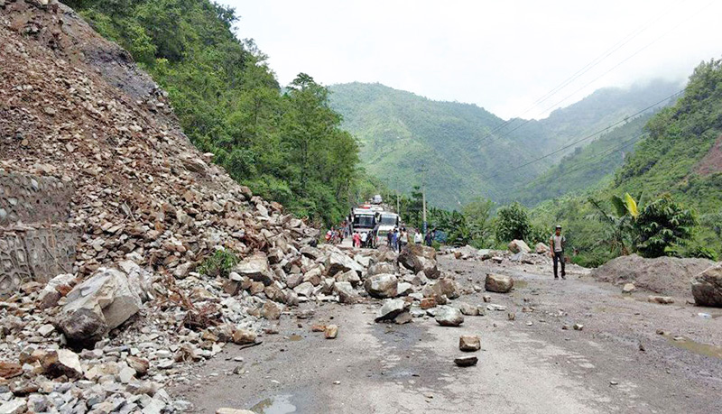 Landslide blocks Mahakali Highway