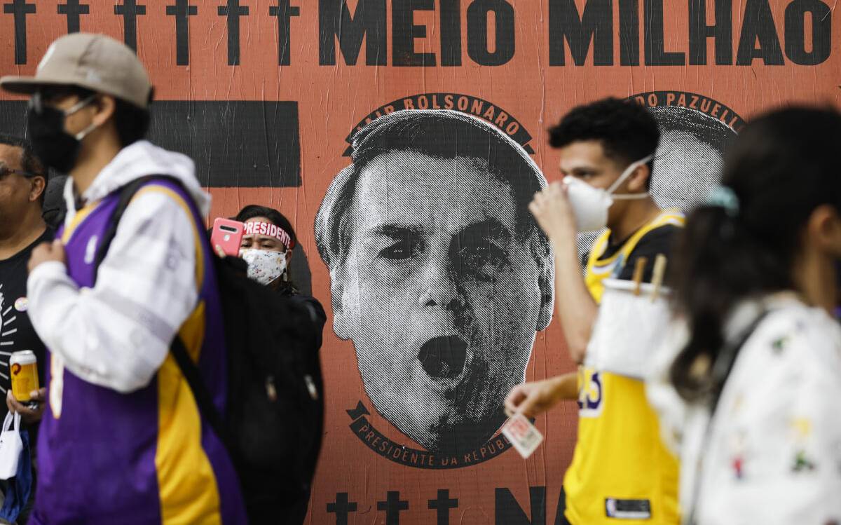 As Brazil tops 500,000 deaths protests against President Jair Bolsonaro