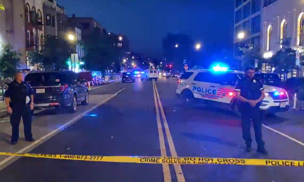 2 injured in shooting outside restaurants in Washington D.C.