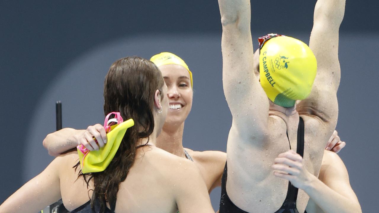Australia breaks world record to win women’s 4X100m freestyle relay gold at Tokyo Olympics