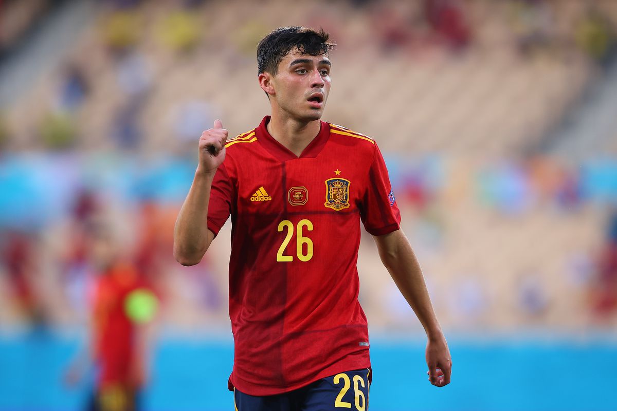 Pedri of Spain is the best young player of Euro