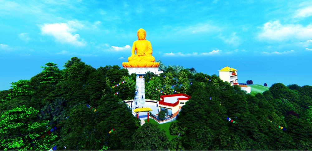 Buddha statue and park at a cost of Rs 1.14 billion