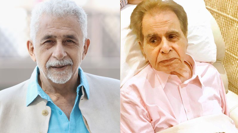 Dilip Kumar and Naseeruddin returning home from the hospital