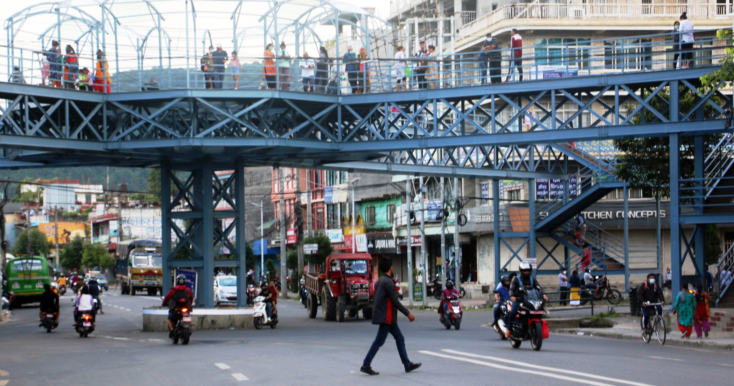 First overhead bridge in Pokhara comes into operation