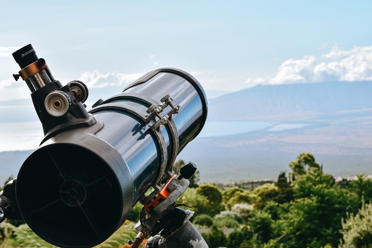 Providing a telescope to the school