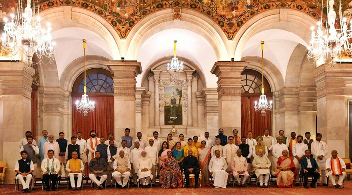 43 ministers sworn in in Modi’s 78 cabinet