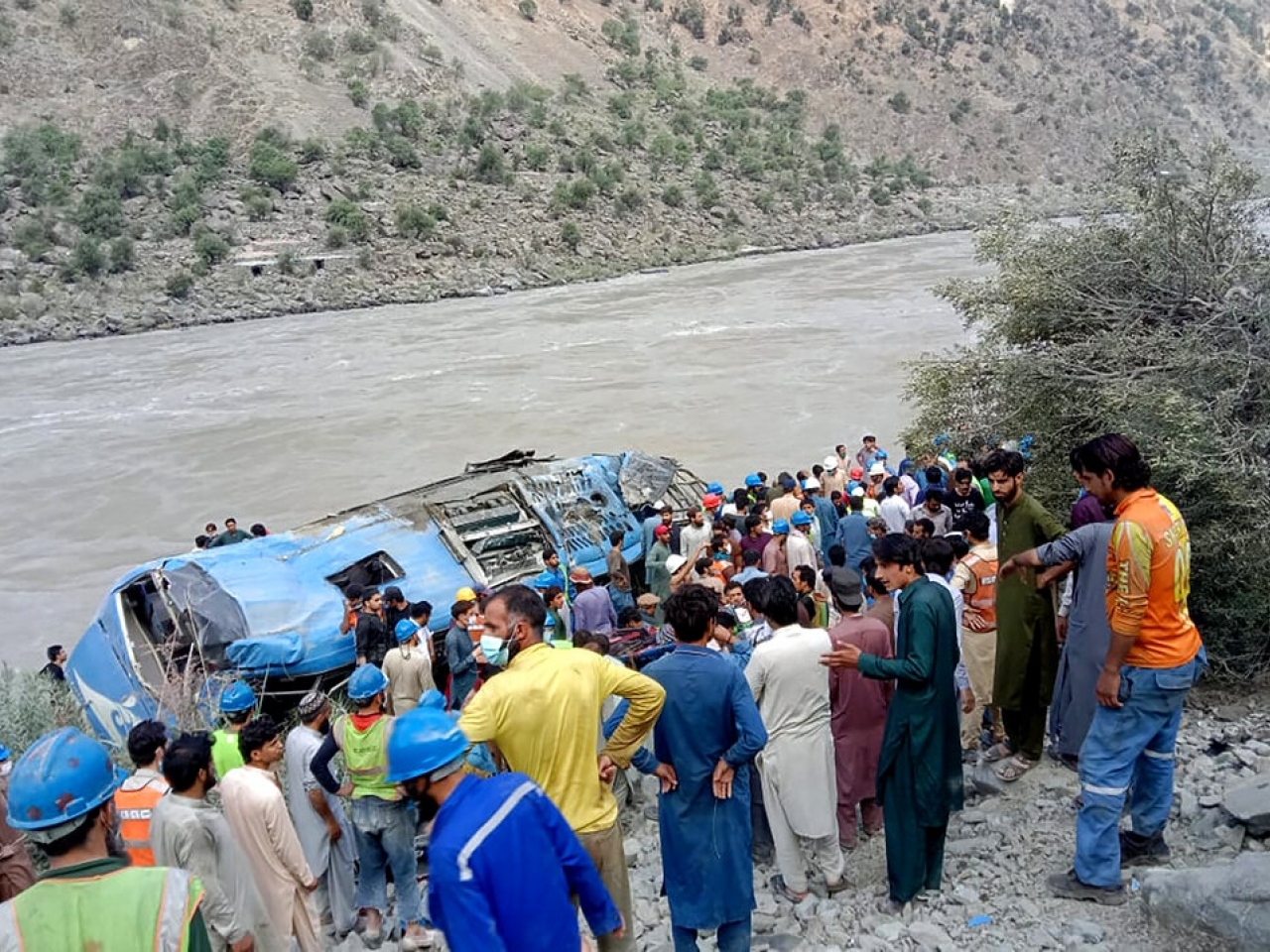 Three killed, 41 injured after bus overturns in northern Iran