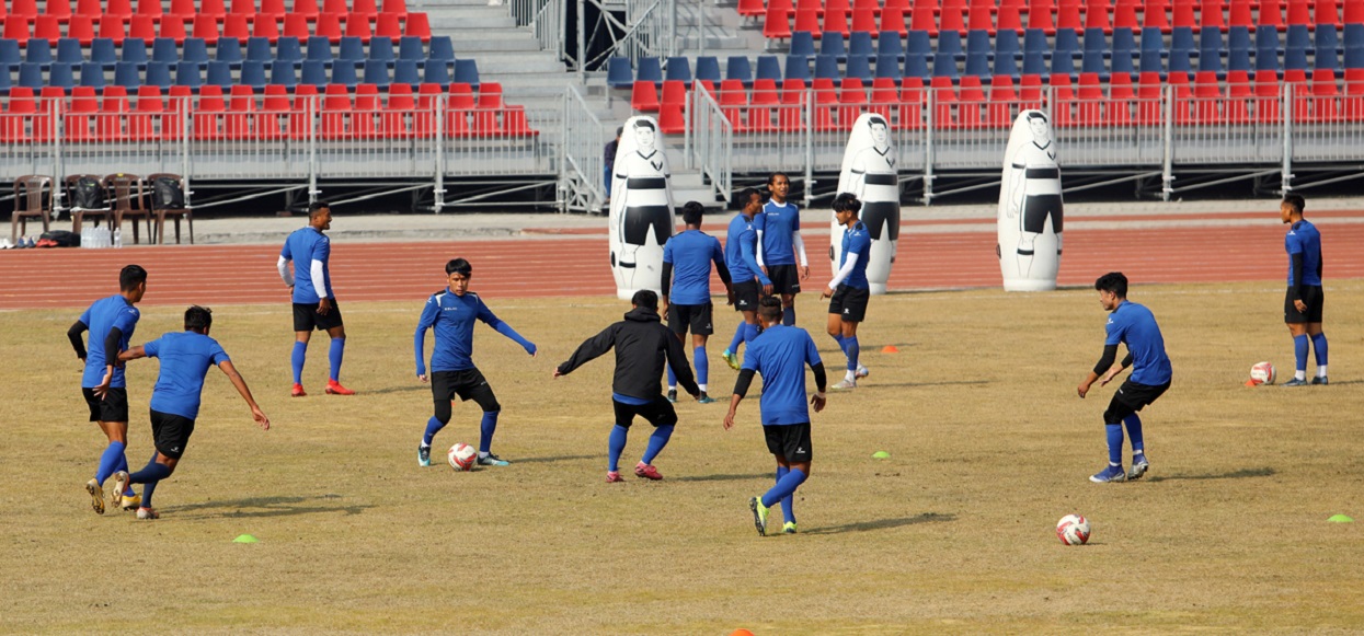 Training of Nepali football team in Pokhara from today