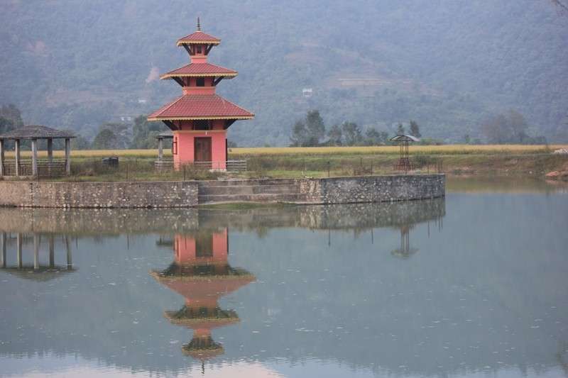 Talpokhara at Rampur resembling Phewa Lake attracting tourists